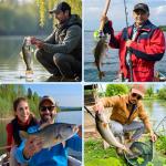 Fishing Jig Heads Set - 40 Pack with Hooks