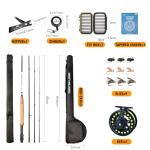Fly Fishing Rod and Reel Combo Starter Kit