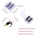 10-Pack Fly Fishing Lures Kit for Bass & Trout