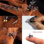 10-Pack Fly Fishing Lures Kit for Bass & Trout