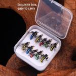 10-Pack Fly Fishing Lures Kit for Bass & Trout