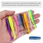 90pcs Soft Fishing Lures with Hooks Kit
