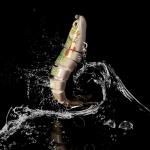 Lifelike 5-Section Bionic Fish Lure with Hooks