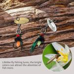5-Pack Spinner Blade Fly Fishing Lures Set