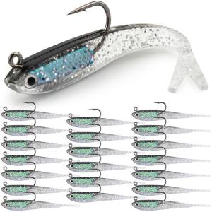 20 Soft Plastic Fishing Lures for Bass and Trout