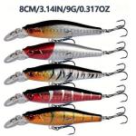 56-Piece Mixed Bionic Fishing Lure Set