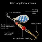 30-Piece Metal Spinner Bait Fishing Lures Set