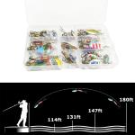 30-Piece Metal Spinner Bait Fishing Lures Set