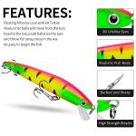 10 Fishing Lures Set for Bass and More