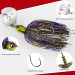 MadBite Bladed Jig Fishing Lures - 5 Color Kit