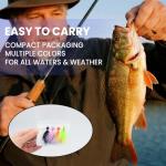 Mixed-Color Crappie Jigs Kit - 5 Pieces