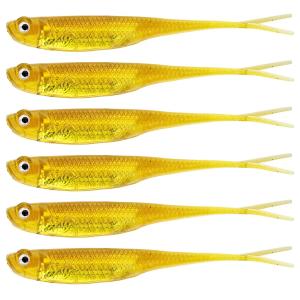 6PCS Durable Lifelike Minnow Lures for Fishing