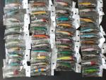40pcs Largemouth Bass Minnow Crankbait Fishing Lures