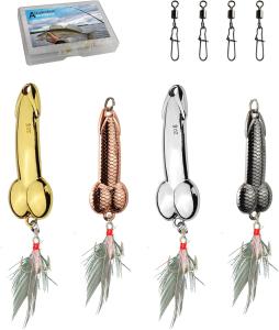 Bass Fishing Spoons with Treble Hooks