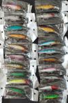 40pcs Largemouth Bass Minnow Crankbait Fishing Lures