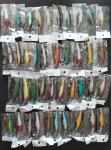 40pcs Largemouth Bass Minnow Crankbait Fishing Lures