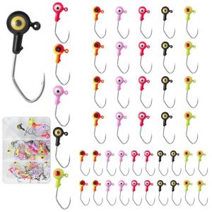45-Piece Fishing Jig and Hook Set