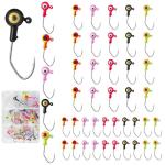 45-Piece Fishing Jig and Hook Set