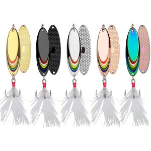 THKFISH 5PCS Fishing Lures Set - Metal Crankbaits