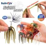 Japanese Style Tentacle Dice Fishing Lure - Green Pumpkin