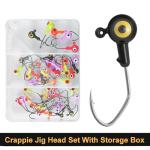45-Piece Fishing Jig and Hook Set