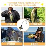 45-Piece Fishing Jig and Hook Set