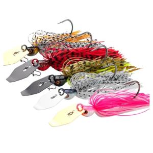 SHHEJIA 5-Pack Bladed Jig Bass Fishing Lures