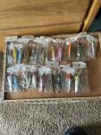 20-Piece Minnow Fishing Lure Set with Case