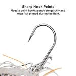 SHHEJIA 5-Pack Bladed Jig Bass Fishing Lures