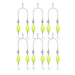 Double-Hook Bottom Rig Bait - 6 Pack