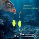 Double-Hook Bottom Rig Bait - 6 Pack