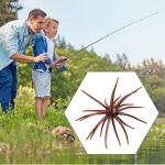 Silicone Sea Urchin Lures for Bass Fishing