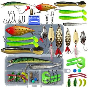 Complete Fishing Lures Kit for Bass and Trout
