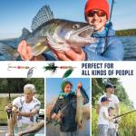 Rooster Tail Fishing Lures – 10pcs Spinner Bait Kit