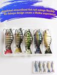 Multi-Jointed Fishing Lures Kit with Hooks
