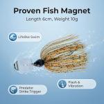 FONMANG Vibrating Bladed Jigs for Bass Fishing