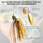 FONMANG 6-Pack Fishing Lures for Freshwater & Saltwater
