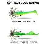 4Pcs Realistic Sea Urchin Fishing Lures