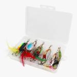 KINGFOREST 12-Piece Spinnerbait Lure Kit with Box