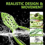 5PCS Frog Lure Kit for Freshwater Fishing