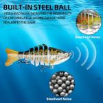 6PCS Slow Sinking Fishing Lures with Sharp Hooks