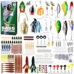 322-Piece Bass Fishing Lures and Accessories Kit