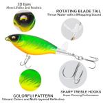 Whopper Top Water Popper Fishing Lure with Box