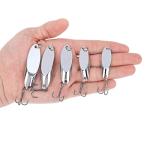 FREGITO 5-Pack Metal Fishing Spoons and Lures