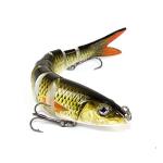 8-Segment Swimbait Fishing Lure with 3D Eyes