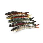 8-Segment Swimbait Fishing Lure with 3D Eyes