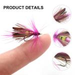 12-Piece Fishing Fly Kit for Trout and Bass