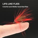 12-Piece Fishing Fly Kit for Trout and Bass
