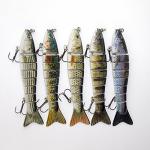 8-Segment Swimbait Fishing Lure with 3D Eyes