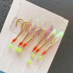 36-Piece Luminous Fishing Rigs with Sharp Hooks
